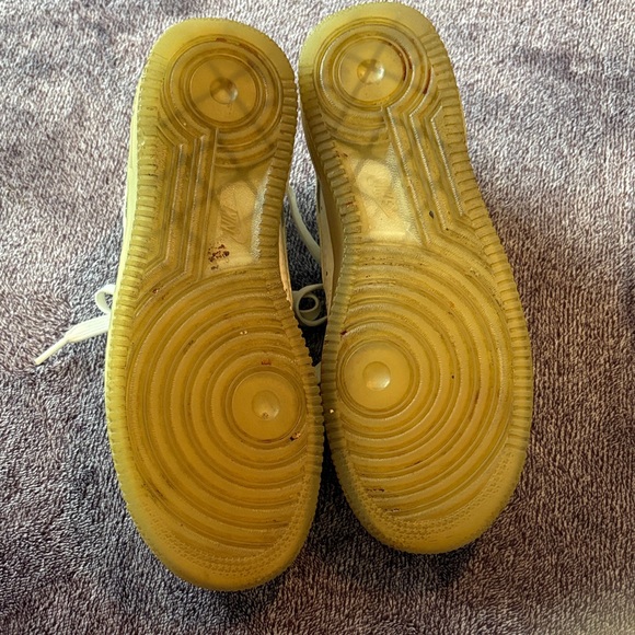 Nike AF1 2016 Ice Sole Sneakers 7.5 Golfball Texture - Picture 3 of 4